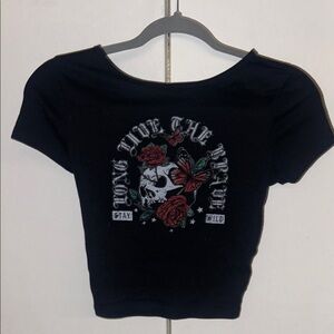 Forever 21 Black crop top